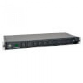 TRIPPLITE PDU MonofÃ¡sico de 3.7kW con Medidor Digital Local, Tomacorrientes de 208V ~ 230V (8 C13, 2 C19) IEC-309 16A Azul, Cable de 2.44 m [8 pies], InstalaciÃ³n en 1U de Rack, TAA Part Number:  PDUMH16HV