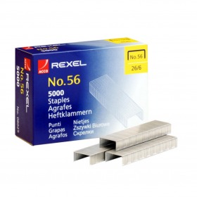 Corchete Rexel 26/6, contiene 5000 piezas SAP 17109/  6026 (PACK 20 unidades)