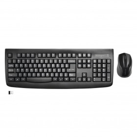 Teclado y Mouse Set Inalámbrico Pro Fit (Anti derrame) 2.4 GHz Código producto K72324ES | SAP 27100 (PACK 4 unidades)